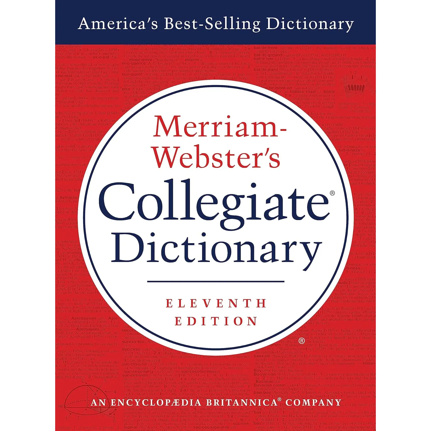 Merriam-Webster's Collegiate Dictionary, 11th Edition, Jacketed Hardcover, Indexed