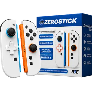 ZeroStick Hall Effect Wireless Controllers Compatible with Nintendo Switch 2, TMR Drift Proof Replacement Controllers with Motion Control, Rumble, GameChat Support