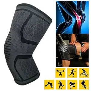 1x Knee Sleeve Compression Brace Support For Sport Gym Joint Pain Arthritis Relief