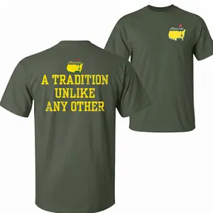 Masters Golf Tshirt Vintage Augusta Graphic Tee, A Tradition Unlike Any Other Shirt, Distressed Classic Golf Fan Apparel, Retro Tournament Style Top Gift for Men & Women