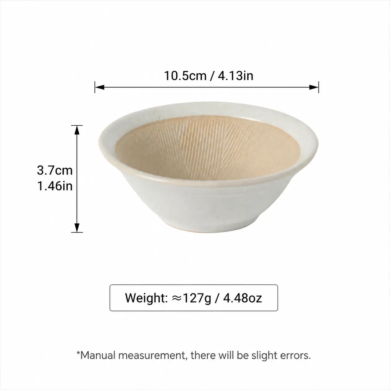 1 Piece Ceramic Mortar and Pestle, Grooved Inner Grinding Bowl with Spout for Grinding Garlic Chili Spices for Daily Home Kitchen Use
