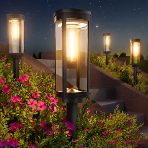Elegant Solar Pathway Lights Modern Luxury | Auto On/Off & Waterproof | For Garden, Yard & Driveway,solar outdoor lights,Solar Floor Lamps Outdoor Lights,Decorative,Rechargeable,solar lights,lights,light