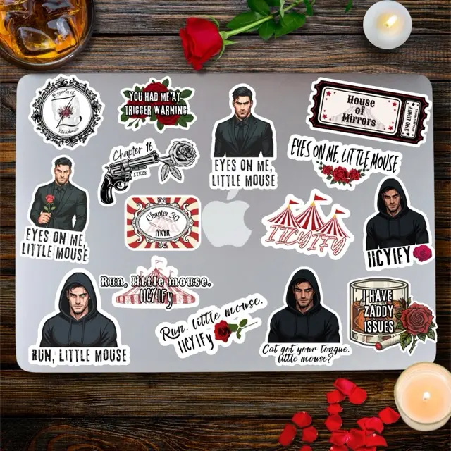 Haunting Adeline Inspired Stickers | Dark Romance | Masked Man Stickers ...