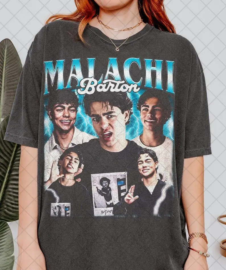 Malachi Barton Vintage T-Shirt, Malachi Barton Bootleg Graphic Fan Tee T-Shirt, Gift For Women and Man T-Shirt