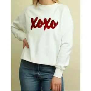 Red XOXO Chenille Patch