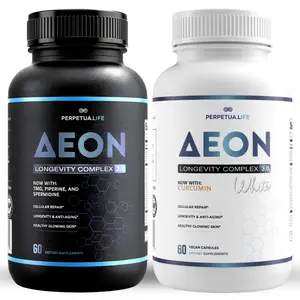 NAD+ Liposomal Anti Aging Supplement Complex AEON Black & White Bundle