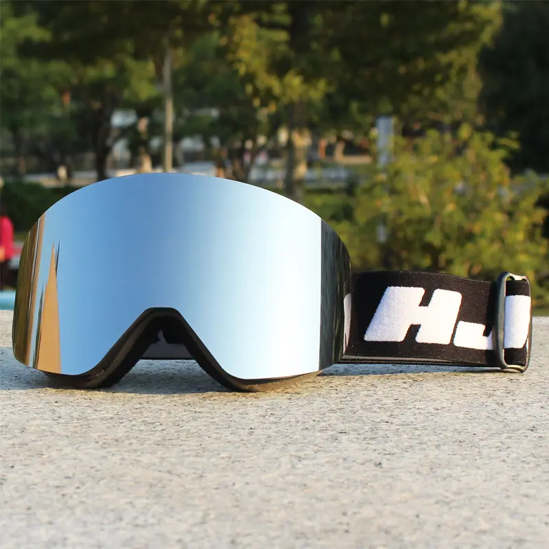 Ski mask, magnetic ski goggles, cylindrical lenses, anti-fog, unisex outdoor mountaineering, skiing, cycling goggles Ski mask, magnetic ski goggles, cylindrical lenses, anti-fog, unisex outdoor mountaineering, skiing, cycling goggles