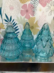 Blue Christmas- Glass Tree