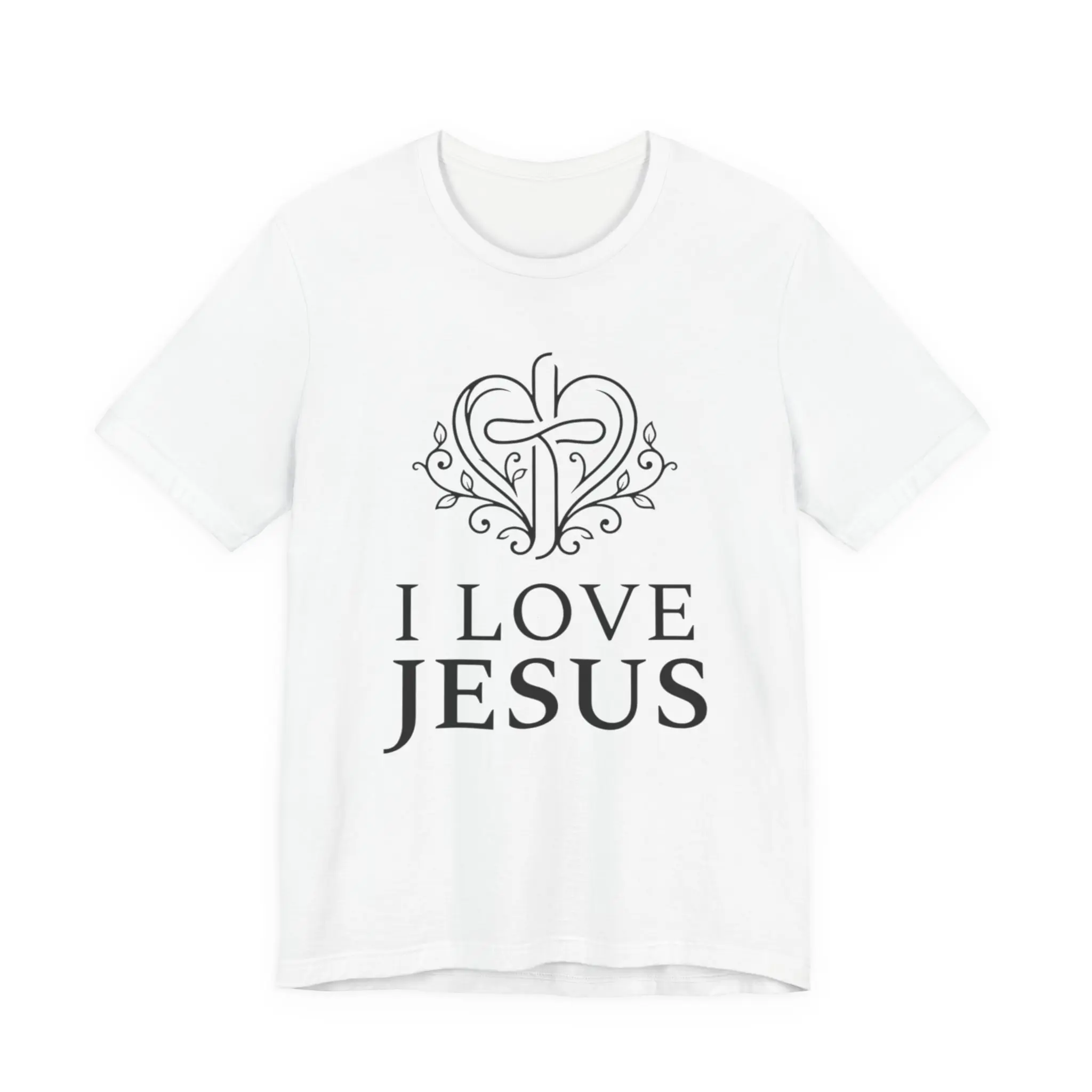I Love Jesus tee | Christian faith shirt, Let God Be The Glory back design