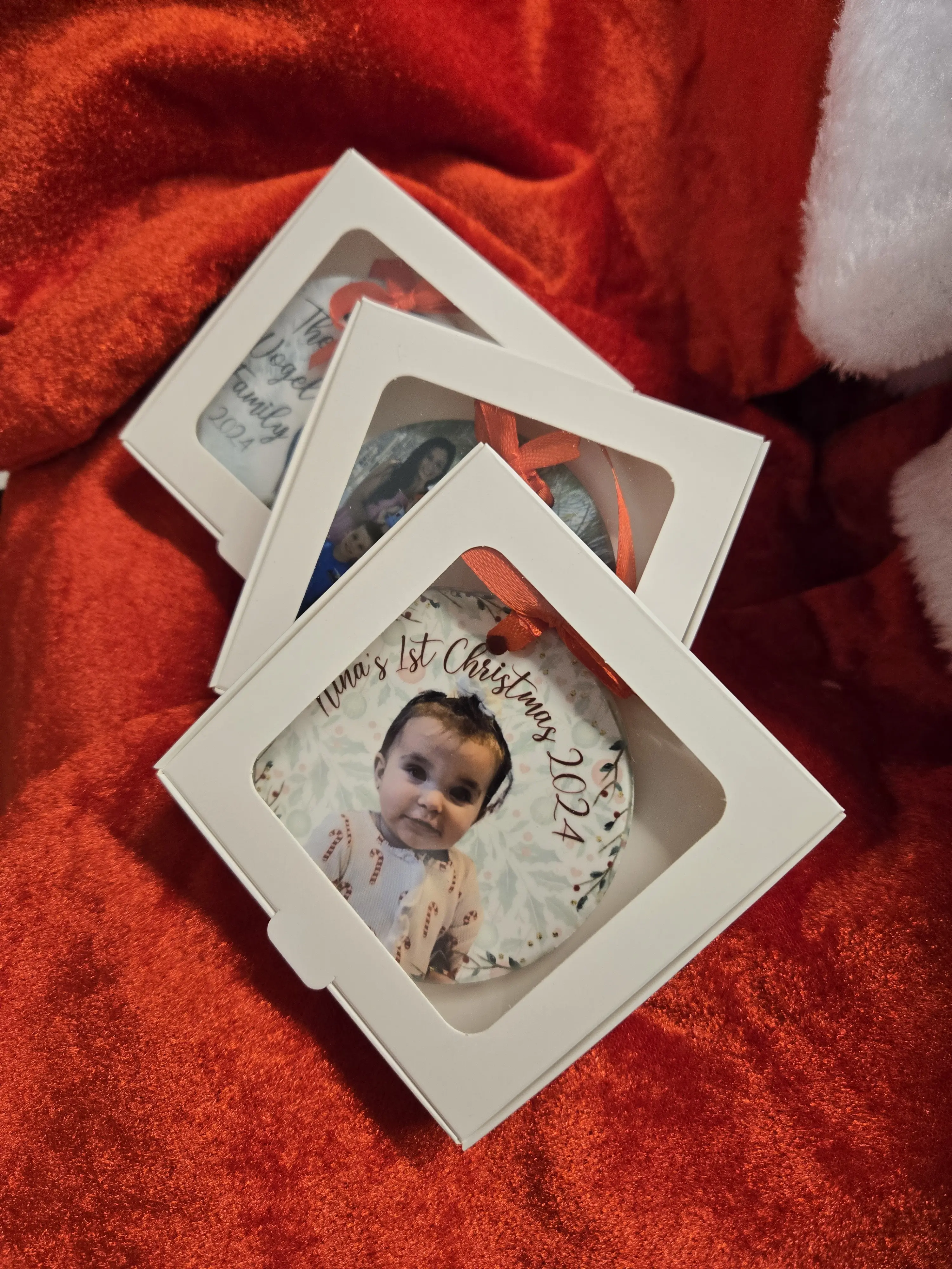 Personalized Christmas Ornaments - Customizable Festive Decorations