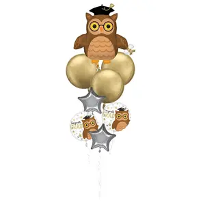 Wise Owl Graduation Balloon Bouquet