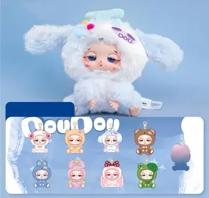 Doudou Good Luck Giveaway Series Blind Box Figure – Cute Mystery Collectible Art Toy, Kawaii Surprise Doll, Fun Desk Decoration, Trendy Vinyl Figurine Gift for Girls, Friends & Toy Lovers