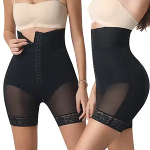 Shapefit Women's Tummy Control Butt Lifter Thigh Slimmer Shapewear Butt Lifting Shaper Shorts High Waiste  Button - down shapewearamless Girdles Shapewear body shaper Compression Postpartum Corset Womenswear shapewear faja body shaper Leg