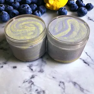 Crafted by nature blueberry lemon body scrub