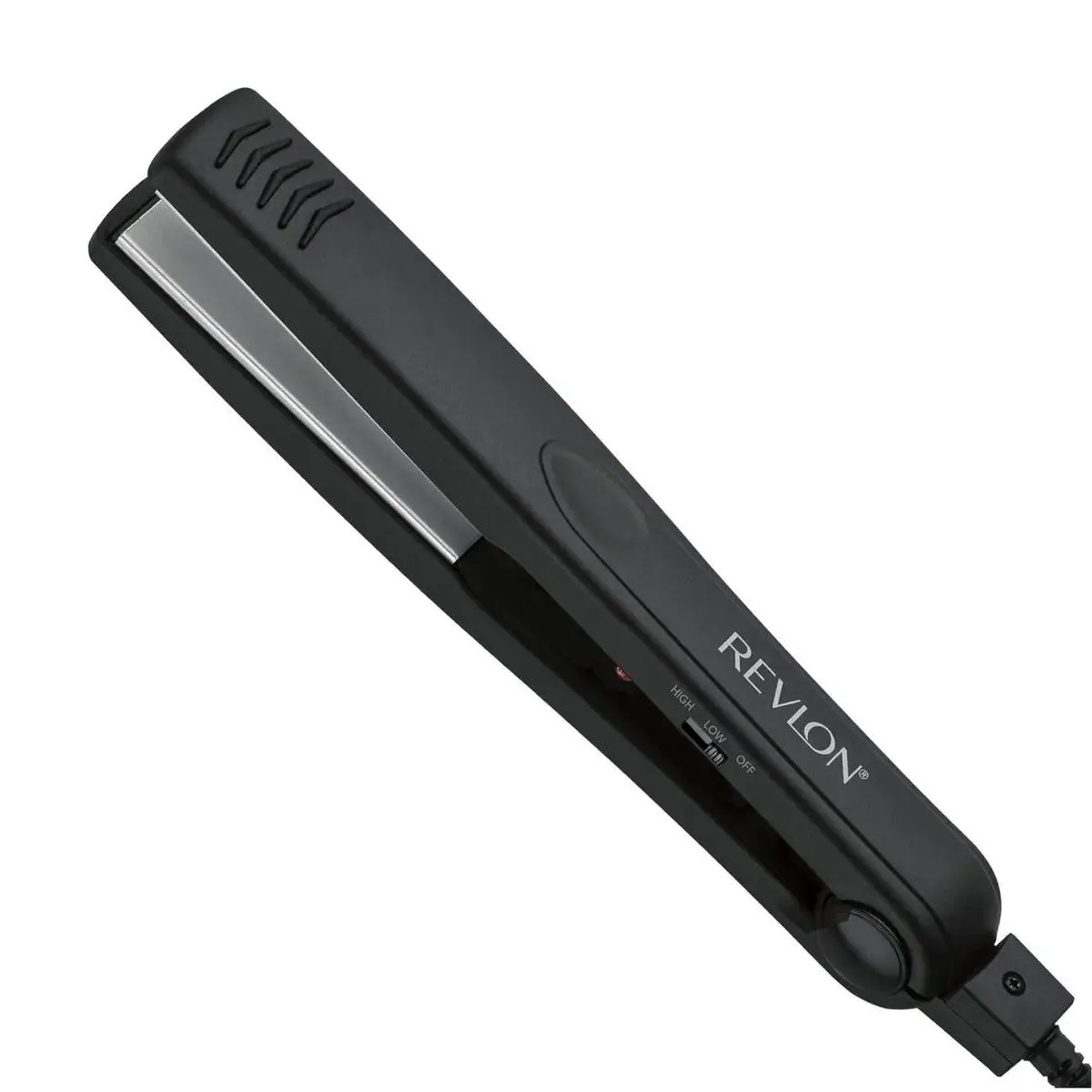 Revlon Silicone-Infused Ceramic Flat Iron - 1 in, Fast Results, Smooth Hairstyling