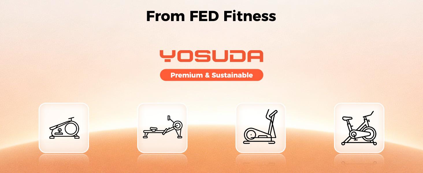 YOSUDA Exercise Bike, Brake Pad Stationary Bike for Home with Exclusive App, Magnetic Indoor Cycling Bike with 300 lb Weight Capacity, Low Noise, Tablet Holder and Fitness Courses YOSUDA Exercise Bike, Brake Pad Stationary Bike for Home with Exclusive App, Magnetic Indoor Cycling Bike with 300 lb Weight Capacity, Low Noise, Tablet Holder and Fitness Courses