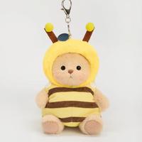 5.9 Inches Honey Bee Brown Mini Bear