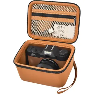 Vlogging Camera Case Compatible with Duluvulu/for TEBNGIHNM/for zheozeig/for Oiadek 4K Digital Cameras for Youtube. Vlog Camera Carrying Storage for Lens, Cable and Other Accessories