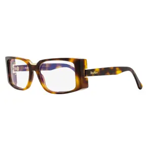 Max Mara Rectangular Blue Block Eyeglasses MM5157-B 052 Havana/Gold 54mm
