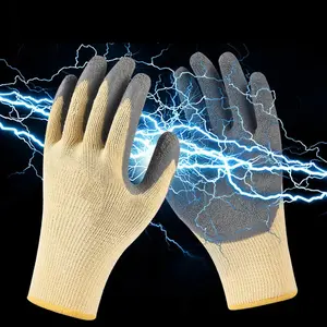 Insulation Work Gloves Flame Retardant 400V Voltage Resistance Rubber Electrician Gloves for Electric Maintenance