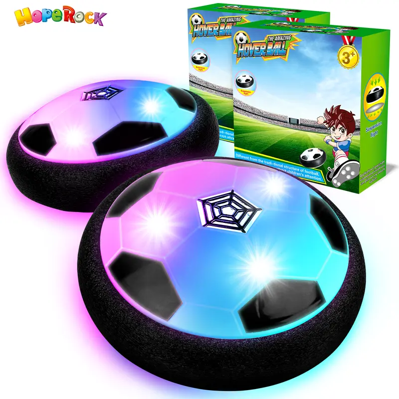Hope Rock 2-Pack Magic Hover Ball - Battery-Powered LED Lights Levitating Foam Orb, Glow-Up Soccer Game, 2-Ball Teamwork Jbee Ctrl Kids Toys, Cool Gifts for Kids (12 Months-12 Years)