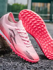 Football Shoes TF Studs, Outdoor Sports Cleats, Durable Anti-Slip, Superior Grip, Ankle Protection, Rubber Sole, All-Season Use