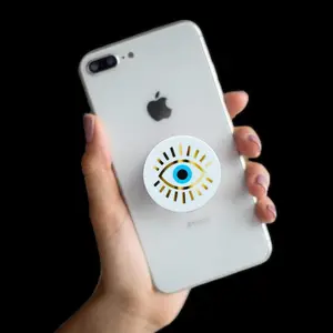 Evil Eye Phone Grip | Tablet | Stand | Holder | Accessory | Matiasma | Nazar | Mal de Ojo | Protection Symbol | Good Luck Charm | Talisman