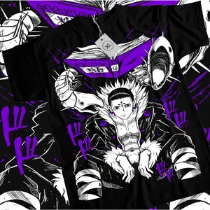 Chrollo Book Hunter X Hunter T-Shirt Manga HXH Anime Graphic Tee All Size Top Womenswear Tshirt Streetwear Summer Crewneck