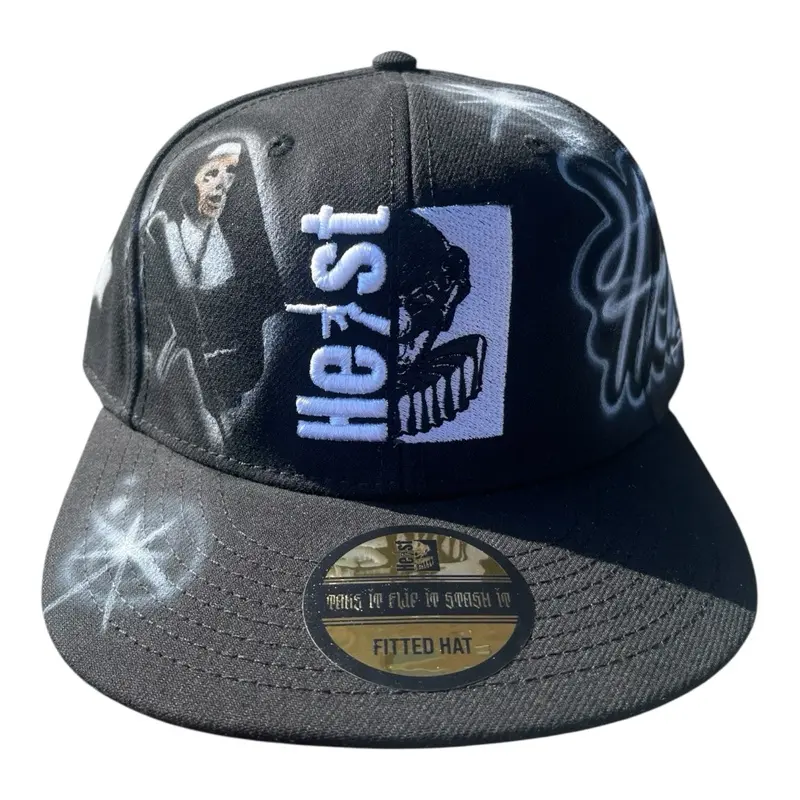 EXCLUSIVE - Heist Boyz x Fivestar Airbrushed Fitted Hat