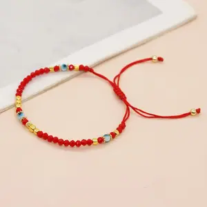 Bohemian Red Natural Crystal Bracelet - Elegant Vintage Style, Symbolizes Wealth and Prosperity, Ideal for Daily Wear or Gift for Friends, Family, and Partners, Spiritual Symbolism | Elegant Beadwork | Intricate Knotwork