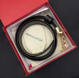 Retro casual classic leather belt