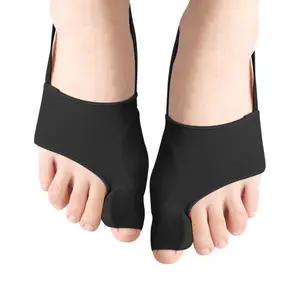 2PC Bunion Corrector for Women Men Toe Pain Relief, Breathable Big Toe Straightener Spacers, Bunion Correction Socks Splint with Built-in Gel Pad and Adjustable Straps