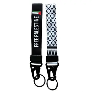 Palestine Keychain - Palestine Carabiner Hook - Keyholder