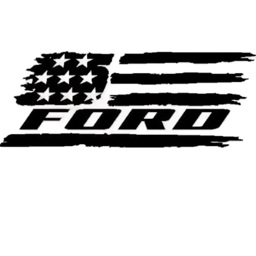 Ford window sticker 5in by 5in  vinyl waterproof window decal