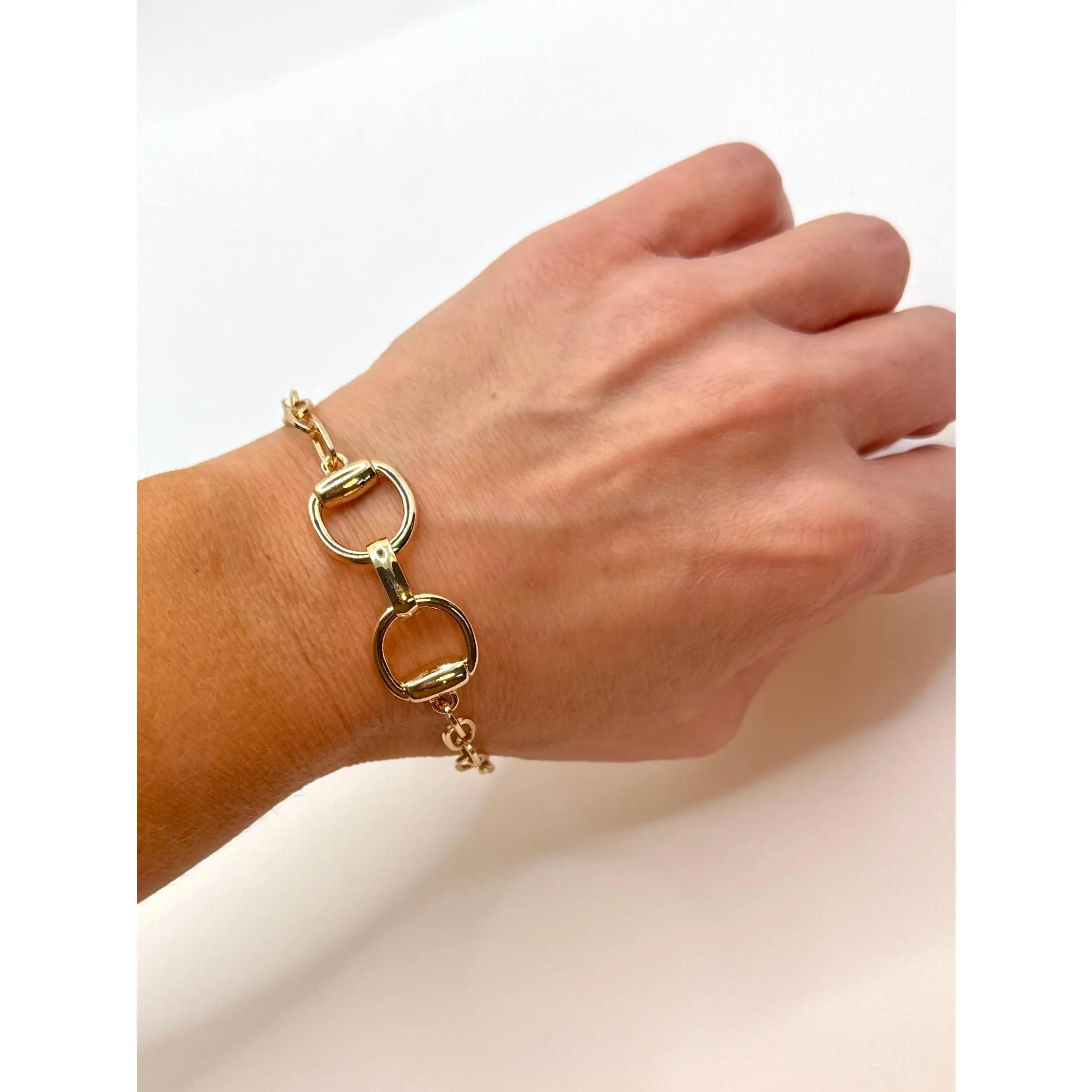 Derby OOTD: Horse Bit Link Chain Bracelet