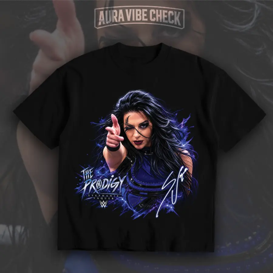 Stephanie Vaquer T-Shirt Vintage The Prodigy Pro Wrestling Graphic Heavyweight Streetwear Casual Tee