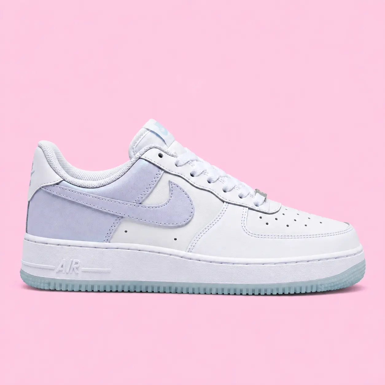 Nike Air Force 1 Low '07 White Pure Violet IR0194-100 Women's Fashion Sneaker New