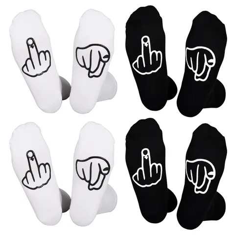 Funny Colorful Novelty Socks for Men and Women - Perfect Gag Christmas or New Year Gift - Comfort Menswear Tropical