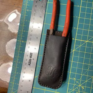 Leather sheath for 7 1/4” knipex cobra pliers