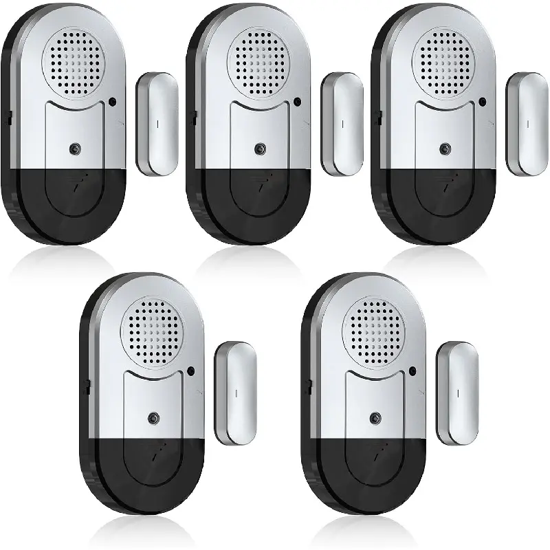 Door Window Alarms - 5 Pack,125dB,Volume Control,Window Door Open Alarm Sensors for Kids Safety/Dementia/Pool,Wireless Sensors Keep Your Home Security,Easy to Install,Long Battery Life
