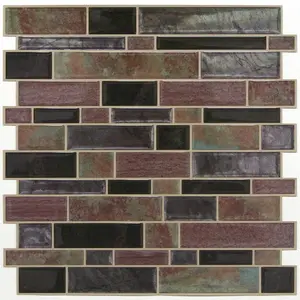 ROOMMATES MODERN LONG STONE TILE PEEL AND STICK BACKSPLASH TIL4128FLT