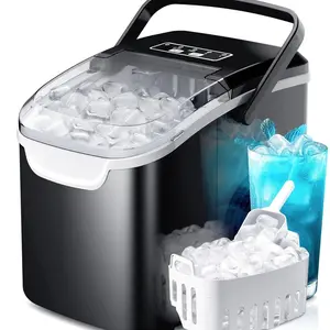 Antarctic Star Ice Makers Countertop with Handle - Black