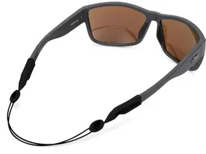 Adjustable Eyewear Retainer Cable Strap: Sunglasses, Eyeglasses, Glasses (14 Inch, Tactical Black)