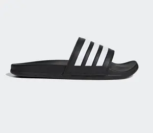 Adidas Adilette Comfort Black White Men's Slides SKU: JS4313 Footwear Athletic Sandals Slides for Men Men's Shoes Gym Shoes