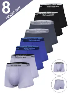 Men's Bamboo Fiber Underwear Smoothing Brief S-4xl, Comfortable Elastic Waistband, Perfect Gift for Daily Wear & Outdoor Activities