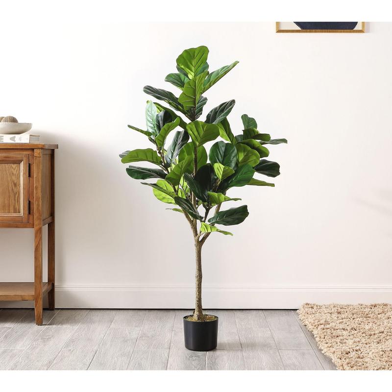 Safavieh Faux Fiddle Leaf Fig 50" Potted Tree