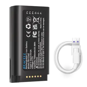 E340 Battery Compatible for eufy Video Doorbell E340, 7000mAh High Capacity Replacement Battery for E340 Video Doorbell