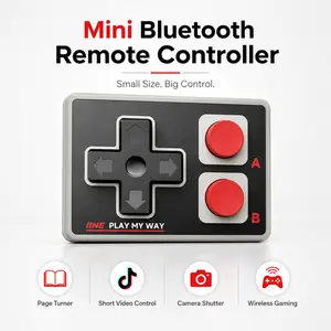 Wireless Bluetooth Page Turner, TikTok Scrolling Remote and Camera Shutter Clicker for eBook Reading, Video Recording, Selfies & Tablet Control