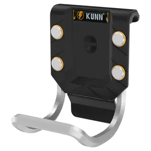 KUNN Hammer Holder for Belt - Black Hammer Loop Holster with Secure Grip and Durable Design for Easy Access and Storage Tool Pouch Tool Organizer