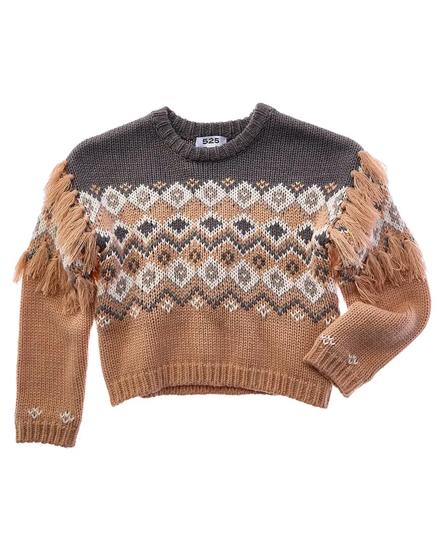 525 America Fringe Fairisle Sweater